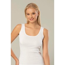 Erdem Kadın Geniş Askılı Atlet %100 Pamuk 3 Lü Ekonomik Paket