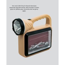 Akinco Güneş Enerjili Alev Efektli Lamba – Cob Teknolojili, Dış Mekan Aydınlatma