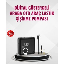 Akinco Kompakt Tasarımlı LED Işıklı Taşınabilir Hava Kompresörü