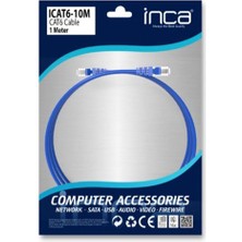 Nusrat Bilişim Inca ICAT6-10M 1  Metre Gri Kablo