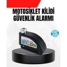 Akinco Alarm Disk Fren Kilidi Paslanmaz Çelik Motosiklet Scooter Bisiklet