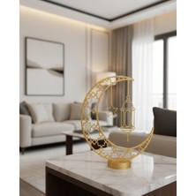 LTG Nova 3D Hilal Cami Dekor Özel Baskı 20X20 cm Masa Üstü