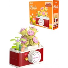 Eco Lounge JK2715 Jaki Bitki Günlüğü Küçük Kamera 160 Parça Block Oyuncak