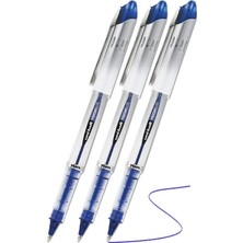 Uni Roller Yönetici Kalemi 0.8 mm UB-200 Mavi 3 Lü