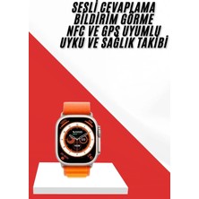 Akinco Akıllı Saat Gps Özelliği Bildirim Görme Adımsayar Sesli Görüşme Yapabilen