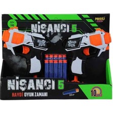 Kiddico Toys Nişancı 5 Sünger Dart Atan
