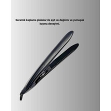 Akinco A Kalite Orijinal 2025 Isı Ayarlı Titanyum Seramik Plakalı Profesyonel Saç Düzleştirici