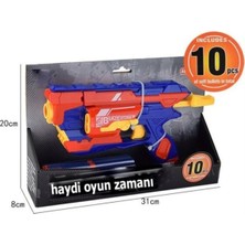 Kiddico Toys Nişancı 3 Yumuşak Sünger Atan Tabanca
