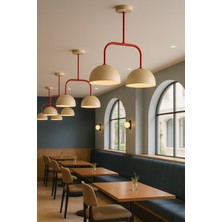 Longing Dualdome Metro Kreatif Sarkıt Lamba-Avize - Modern Endüstriyel Mufak Hol Cafe Salon Avize