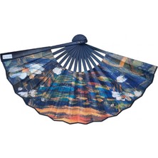 Hediye Sandalı Lüks Katlanabilir El Yelpazesi - Hediyelik Modern Yelpaze