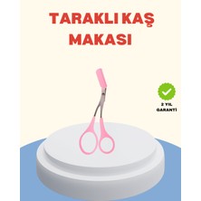 Epilons Profesyonel Taraklı Kaş Makası – Evde ve Salon Kullanımına