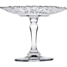 Esranın Dünyası Ayaklı Cam Servis Tabağı