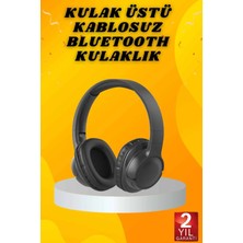 Derin Stok Kulak Üstü Bluetooth Kulaklık Ayarlanabiilir Uzun Pil Ömrü Kablosuz 5.0 Bluetooth