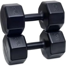 Esranın Dünyası Siyah Dambıl Seti - 2 Adet x 8 kg