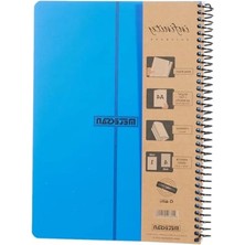 Esranın Dünyası A4 Boyutunda 5 Konulu Spiralli Defter, 150 Yaprak, Pp Kapaklı