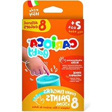 Esranın Dünyası Süper Yıkanabilir 8 Renk Bebek Parmak Boyası - 2+ Yaş