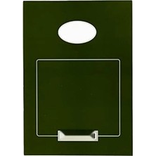 Esranın Dünyası A4 Çizgisiz Klasik Not Defteri - 50 Yaprak, Yeşil Karton Kapak