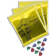 Esranın Dünyası Yüksek Kaliteli Akustik Gitar Teli Seti - 3 Takım (10 Pena Hediye)