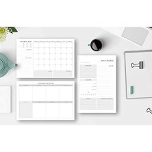 Esranın Dünyası 3'lü Günlük, Haftalık ve Aylık Planlayıcı Seti