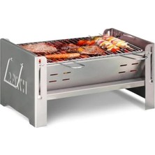 Esranın Dünyası Katlanır Paslanmaz Çelik Mangal, Portatif ve Pratik