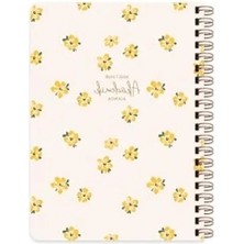 Esranın Dünyası Spiralli Akademik Ajanda, 16 x 23 Cm, Bölmeli Tasarım