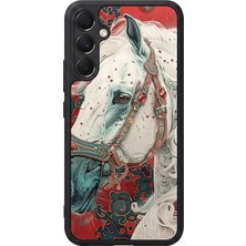 BG AKSESUAR Samsung Galaxy M34 Uyumlu At Horse Tasarımlı Glossy Premium Kılıf