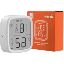 Esranın Dünyası Zigbee Akıllı Mini Sıcaklık ve Nem Sensörü - LCD Ekranlı