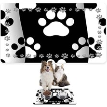 Esranın Dünyası Su Geçirmez ve Kaymaz Evcil Hayvan Beslenme Matı - 50X35 cm