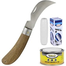 Esranın Dünyası 3'lü Aşı Bıçağı Seti - Aşı Macunu ve Bandı ile Birlikte