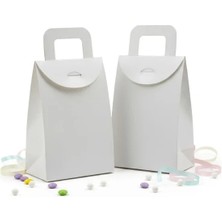 Esranın Dünyası 20 Adet 10X15 cm Beyaz Hediye Kutusu