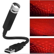 Esranın Dünyası Ayarlanabilir Kırmızı LED Araç Içi Atmosfer Lambası
