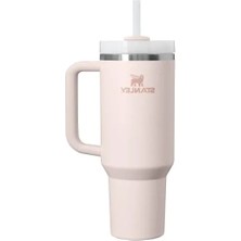 Esranın Dünyası Pipetli Termos Bardak - 1.18 Litre, Pembe Kuvars