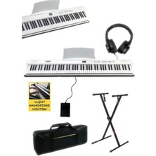 Esranın Dünyası Taşınabilir Katlanır Dijital Piyano - 88 Tuş, Bluetooth Özellikli