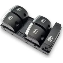 Esranın Dünyası Sol Ön Dörtlü Cam Düğmesi Krom