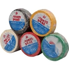 Esranın Dünyası Renkli Elektrik Bandı Seti - 5 Adet, 10 Metre, 600V