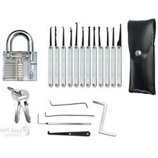 Esranın Dünyası 17 Parça Bozuk Kilit Açma Seti + Şeffaf Asma Kilit