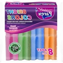 Esranın Dünyası Oluklu Sünger Seti - 8 Parça Canlı Renkler