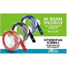 Esranın Dünyası 3D Plastik Kabartma Şerit, 9 mm x 3 Mt, 3 Renk - Siyah/kırmızı/mavi