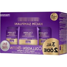 Esranın Dünyası 300 ml Hacim Artırıcı Şampuan Seti | Biotin & Hidrolize Kolajen ile Ince Telli Saçlar Için