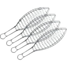 Esranın Dünyası 4'lü Balık Izgara Teli Seti, Paslanmaz ve Dayanıklı Malzeme