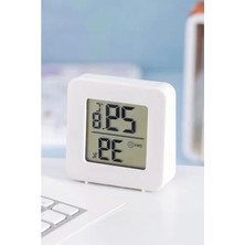 Esranın Dünyası Mini LCD Ekranlı Sıcaklık ve Nem Ölçer - Duvara Takılabilir