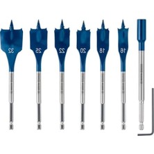 Esranın Dünyası Yassı Freze Matkap Seti - 7 Parça, 16-32 mm