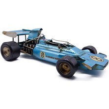 MNK Dekoratif Metal Yarış Araba Double Doozer Mavi Modeli