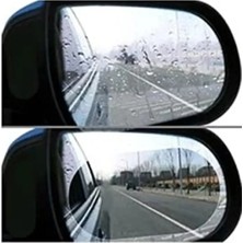 Esranın Dünyası Yağmur Kaydırıcı Oto Ayna Filmi Seti, Kolay Görüş ve Buğu Önleyici (2 Adet)