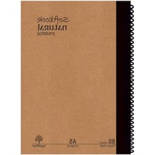 Esranın Dünyası Sert Kapaklı A5 Spiralli Defter - 160 Sayfa, Kareli