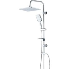 Esranın Dünyası Paslanmaz Krom Tepe Duş Seti, 5 Yıl Garantili