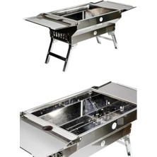 Esranın Dünyası Katlanır Paslanmaz Mangal - 30X40 cm