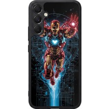 BG AKSESUAR Samsung Galaxy M34 Uyumlu Iron Man ( Demir Adam ) Tasarımlı Glossy Premium Kılıf