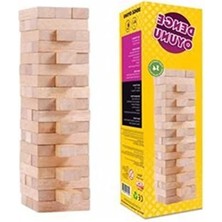 Esranın Dünyası Ahşap Denge Oyunu, 54 Parça, 3+ Yaş Için