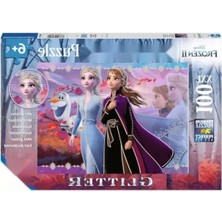 Esranın Dünyası Glitter Frozen 2 Temalı 100 Parça Puzzle